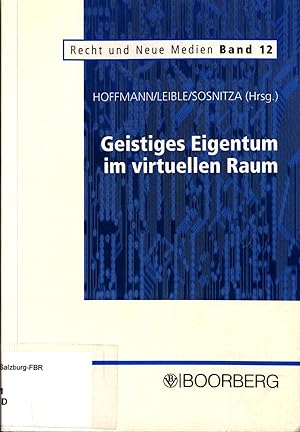 Seller image for Geistiges Eigentum im virtuellen Raum for sale by avelibro OHG