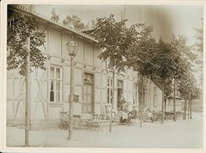 Foto Rewal Rewahl Pommern, Partie an einem Gasthaus