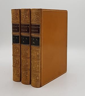 MACAULAY'S ESSAYS Critical And Historical Essays Contributed To The Edinburgh Review in Three Vol...