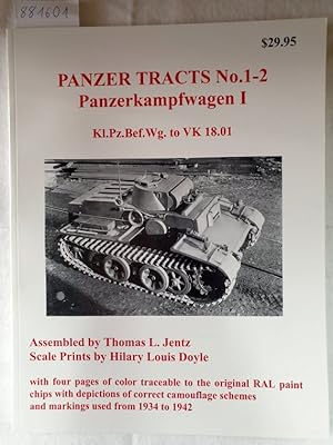 Bild des Verkufers fr Panzer Tracts No.1-2 - Panzerkampfwagen I : zum Verkauf von Versand-Antiquariat Konrad von Agris e.K.