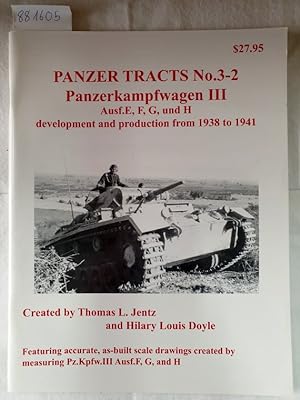 Bild des Verkufers fr Panzer Tracts No.3-2 - Panzerkampfwagen III : zum Verkauf von Versand-Antiquariat Konrad von Agris e.K.
