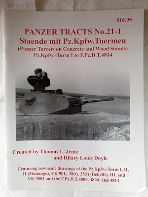 Bild des Verkufers fr Panzer Tracts No.21-1 - Staende mit Pz.Kpfw.Tuermen : zum Verkauf von Versand-Antiquariat Konrad von Agris e.K.
