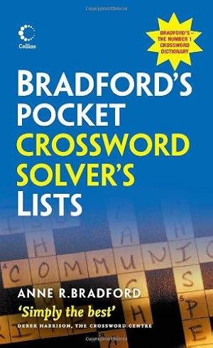 Image du vendeur pour Collins Bradfords Pocket Crossword Solvers Lists (Dictionary) mis en vente par WeBuyBooks