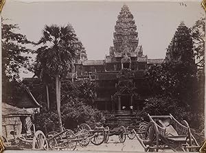Collection of Twenty-Seven Loose Platinum and Albumen Photographs of Angkor Wat, Other Angkorian ...