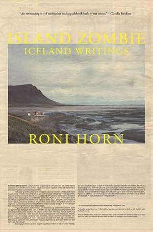 Bild des Verkufers fr Island Zombie: Iceland Writings by Horn, Roni [Paperback ] zum Verkauf von booksXpress