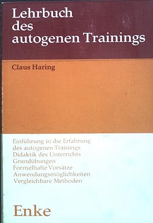 Seller image for Lehrbuch des autogenen Trainings. for sale by books4less (Versandantiquariat Petra Gros GmbH & Co. KG)