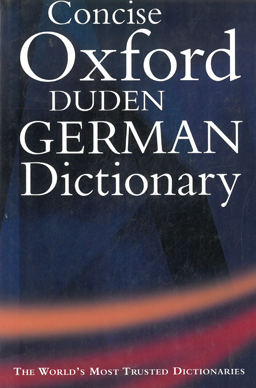 Concise Oxford German Dictionary.