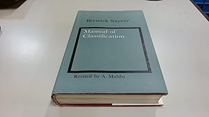 Immagine del venditore per A Manual of Classification (Grafton Books) venduto da BoundlessBookstore