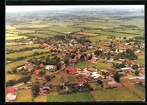 Bild des Verkufers fr Ansichtskarte Puls /Mittelholstein, Ferienhof Puls, Ortsansicht aus der Vogelschau zum Verkauf von Bartko-Reher