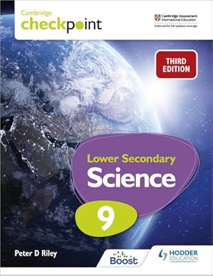Bild des Verkufers fr Cambridge Checkpoint Lower Secondary Science Student's Book 9 : Third Edition zum Verkauf von AHA-BUCH GmbH