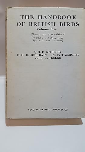 Image du vendeur pour The Handbook of British Birds. Volume Five. (Terns to Game-Birds) mis en vente par Cambridge Rare Books