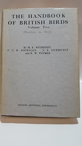 Bild des Verkufers fr The Handbook of British Birds. Volume Two. (Warblers to Owls). zum Verkauf von Cambridge Rare Books