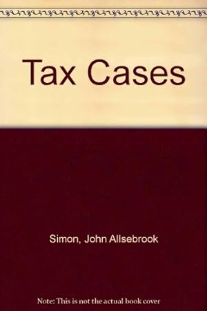 Imagen del vendedor de Tax Cases 1973 a la venta por WeBuyBooks