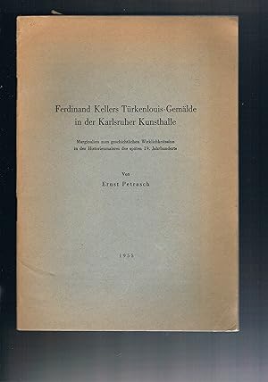Seller image for Ferdinand Kellers Trkenlouis-Gemlde in der Karlsruher Kunsthalle for sale by manufactura