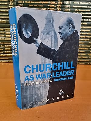 Immagine del venditore per Churchill As War Leader: Right or Wrong? venduto da D & M Books, PBFA