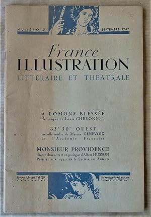 Imagen del vendedor de France-Illustration Littraire et Thtrale,, Numro 7 de septembre 1947. a la venta por librairie sciardet