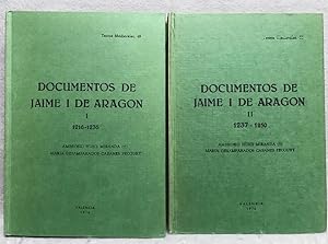 Imagen del vendedor de DOCUMENTOS DE JAIME I DE ARAGN. 4 vol. 1216-1262. a la venta por Auca Llibres Antics / Yara Prez Jorques