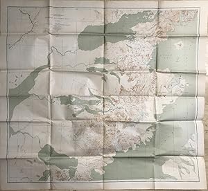 1938 Topographical Map of Kamishak Bay Alaska