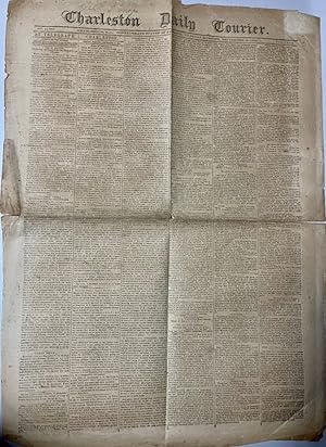 Seller image for Charleston Daily Courier. Charleston, S.C., Confederate States of America, Tuesday Morning, September 13, 1864 [AND] September 27, 1864 Volume LXIII Nos 19867, 19869 for sale by Americana Books, ABAA