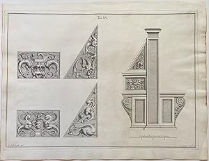 Tau. XV. [Architectural detail from the Laurentian Library]