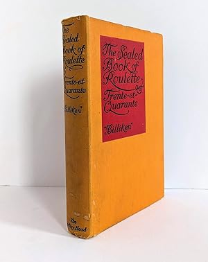1924 Vintage Gambling SEALED BOOK OF ROULETTE & TRENTE-ET-QUARANTE - GUIDE to the TABLES at MONTE...