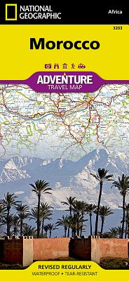 Bild des Verkufers fr Morocco Adventure Travel Map (Sheet Map, Folded) zum Verkauf von BargainBookStores