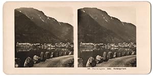 Stereo-Fotografie NPG, Berlin-Steglitz, Ansicht Odde / Norwegen, Hardangerfjord