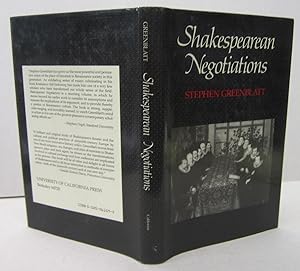 Image du vendeur pour Shakespearean Negotiations; The Circulation of Social Energy in Renaissance England mis en vente par Midway Book Store (ABAA)