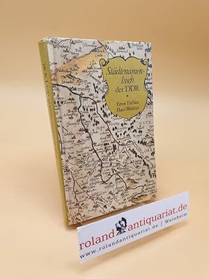 Bild des Verkufers fr Stdtenamenbuch der DDR zum Verkauf von Roland Antiquariat UG haftungsbeschrnkt