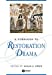 Seller image for A Companion to Restoration Drama [Hardcover ] for sale by booksXpress