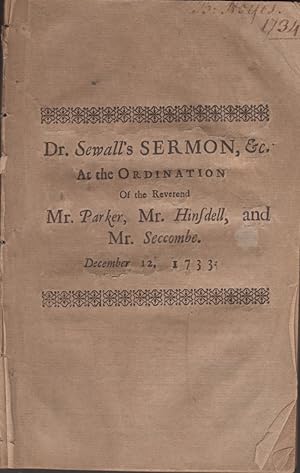 Seller image for Christ Victorious over the Powers of Darkness, by the Lights of His Preached Gospel. A Sermon Preached in Boston, December 12, 1733 At the Ordination of the Reverend Mr. Stephen Parker, Mr. Ebenezer Hinsdell, and Mr. Joseph Seccombe, Chosen by the Commissioners to the Honorable Society for Propagating Christian Knowledge, at Edinburgh, to carry the Gospel to the Aboriginal Natives on the Borders of New England To which are annexed, A brief Account of the Honorable Society and of the present Mission, with an Abstract of the Ordination Prayers, and the Charge given by the Reverend Dr. Colman. And the Right Hand of Fellowship given by the Reverend Mr. Prince for sale by Americana Books, ABAA