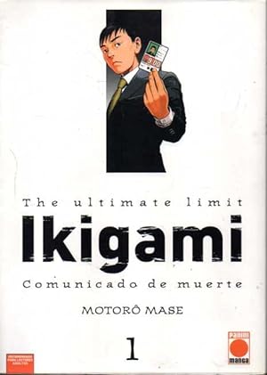 IKIGAMI. THE ULTIMATE LIMIT. COMUNICADO DE MUERTE. VOLUMENES 1 Y 2.
