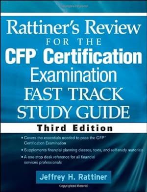 Imagen del vendedor de Rattiner's Review for the CFP(R) Certification Examination, Fast Track, Study Guide by Rattiner, Jeffrey H. [Paperback ] a la venta por booksXpress