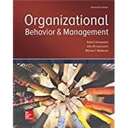 Imagen del vendedor de Organizational Behavior and Management a la venta por eCampus