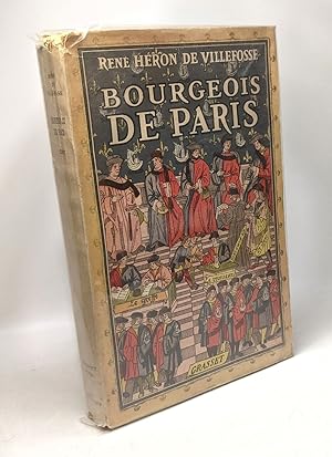 Image du vendeur pour Bourgeois de Paris mis en vente par crealivres