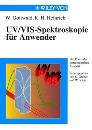 Bild des Verkufers fr UV-VIS-Spektroskopie fr Anwender. Die Praxis der instrumentellen Analytik. zum Verkauf von Antiquariat Thomas Haker GmbH & Co. KG