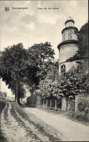 Ansichtskarte / Postkarte Leeuwergem Zottegem Ostflandern, Toren van het Kasteel