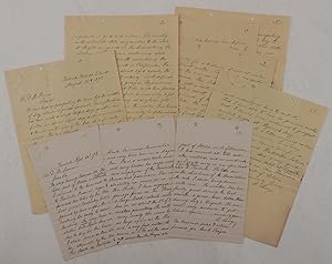Lascy, Albert (ca. 1827-1917). Collection of Two Extensive Autograph Letters Signed by Gold Miner...
