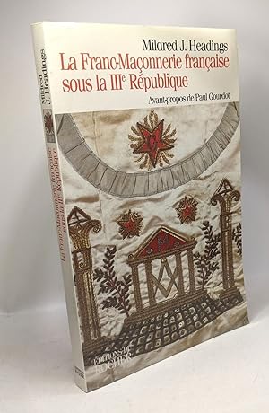 Seller image for La Franc-maonnerie sous la IIIe Rpublique for sale by crealivres