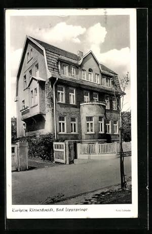 Seller image for Ansichtskarte Bad Lippspringe, Kurheim Kleinschmidt, Im Bruch 6 for sale by Bartko-Reher