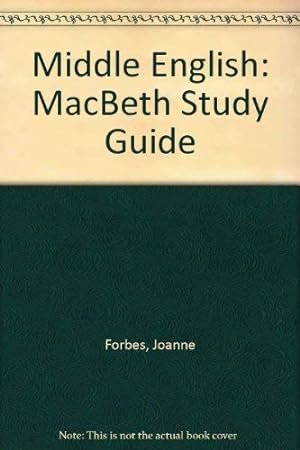 Bild des Verkufers fr Middle English: MacBeth Study Guide zum Verkauf von WeBuyBooks