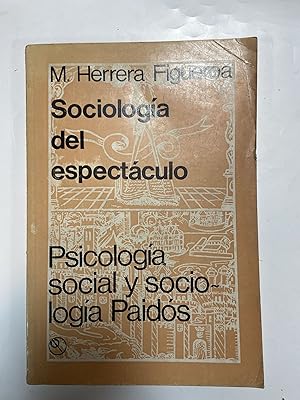 Seller image for Sociologia del espectaculo for sale by Libros nicos