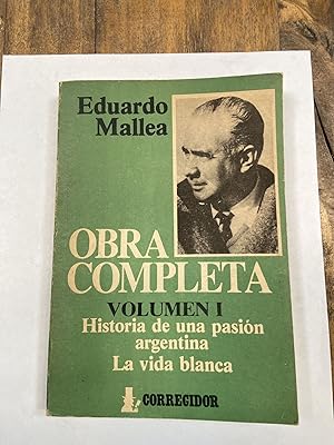 Bild des Verkufers fr Obra completa Volumen 1, Historia de una pasion Argentina zum Verkauf von Libros nicos