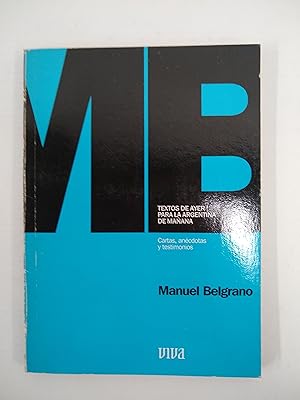 Imagen del vendedor de Manuel Belgrano a la venta por Libros nicos