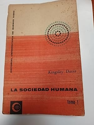 Immagine del venditore per La sociedad humana, Tomo 1 venduto da Libros nicos
