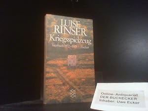 Kriegsspielzeug : Tagebuch 1972 - 1978. Fischer-Taschenbücher ; 2247