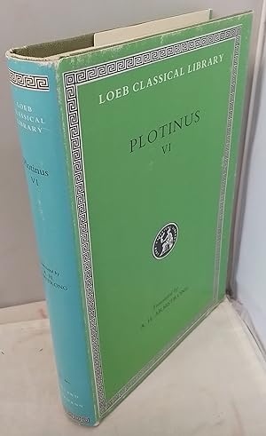 Plotinus. With an English Translation by A. H. Armstrong. In Seven Volumes. VI. Enneads VI. 1-5.
