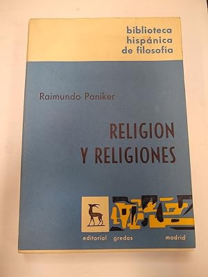 Bild des Verkufers fr Religion y religiones zum Verkauf von Libros nicos