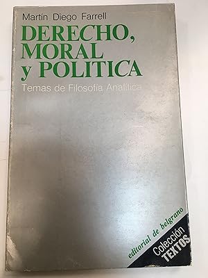 Imagen del vendedor de Derecho, moral y politica a la venta por Libros nicos