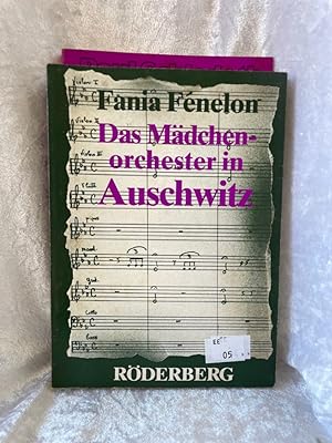 Bild des Verkufers fr Das Mdchenorchester in Auschwitz zum Verkauf von Antiquariat Jochen Mohr -Books and Mohr-